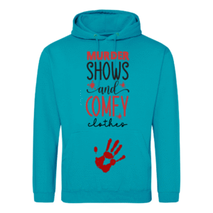 Adult Murder shows and comfy clothes