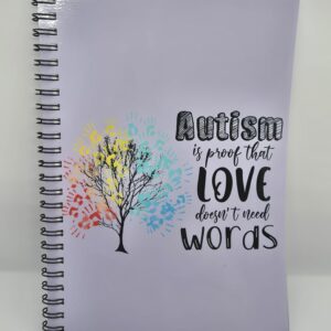 Autism awareness notebook