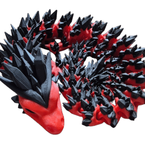 XL 3d printed Crystal dragon